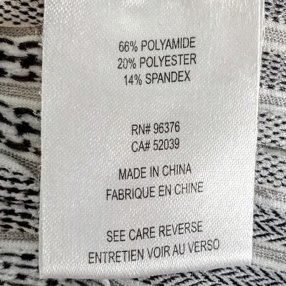 Samuel Dong Black White Stretch Double Zip Jacket - Picture 4 of 5